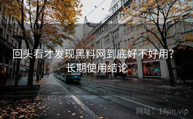 回头看才发现黑料网到底好不好用？ 长期使用结论