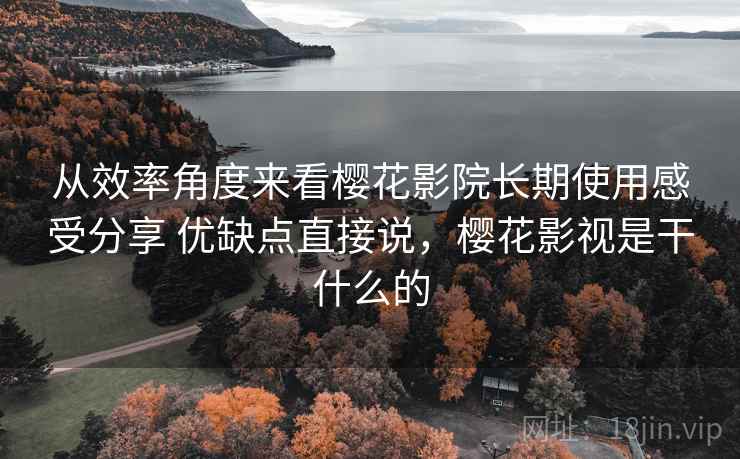 从效率角度来看樱花影院长期使用感受分享 优缺点直接说，樱花影视是干什么的