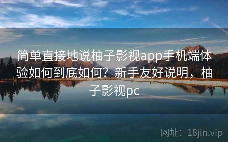 简单直接地说柚子影视app手机端体验如何到底如何？新手友好说明，柚子影视pc